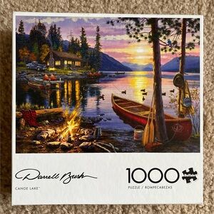 Buffalo Games - Darrell Bush - Canoe Lake - 1000 Piece Jigsaw Puzzle